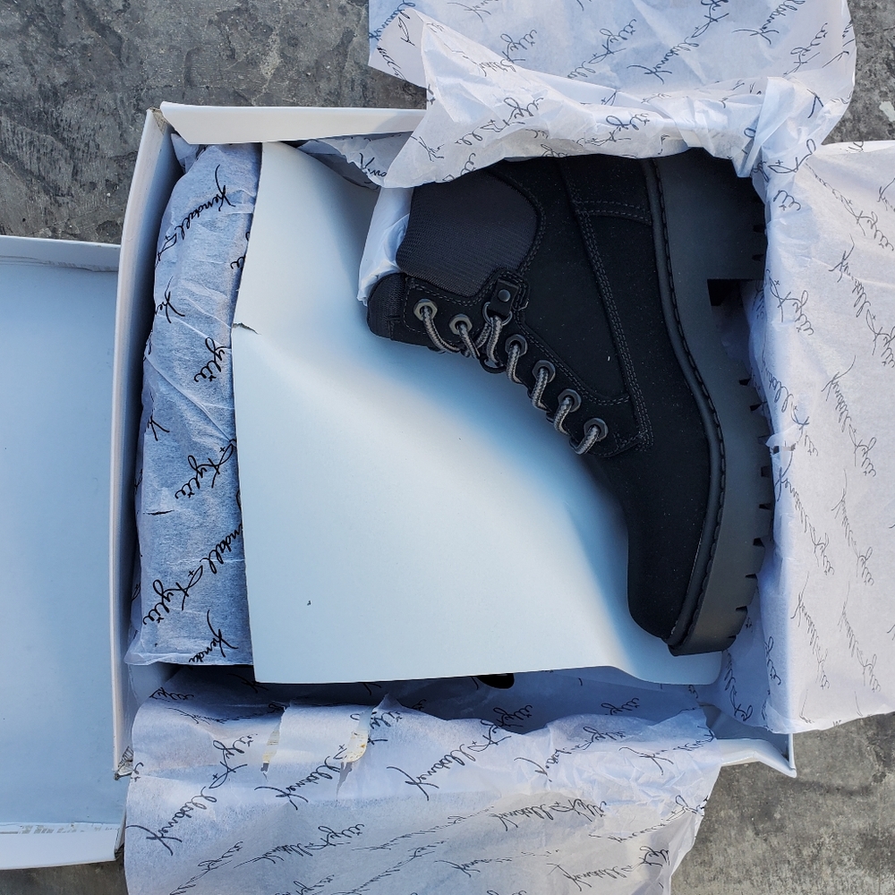 Kendall & Kylie Lug Suede Combat Boot